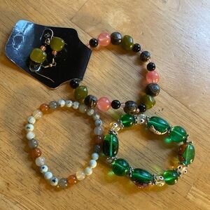 3 different bracelets